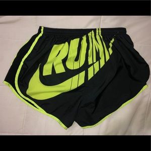 Nike volt RUN shorts